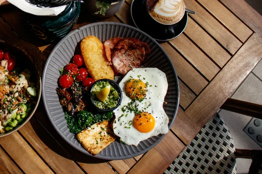Food close-up at PointBreak Cafe, Coolangatta