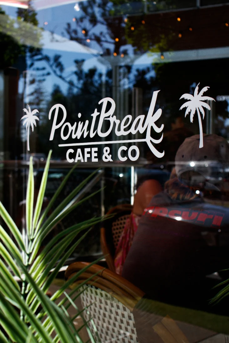 Beachfront water views from PointBreak Cafe, Coolangatta